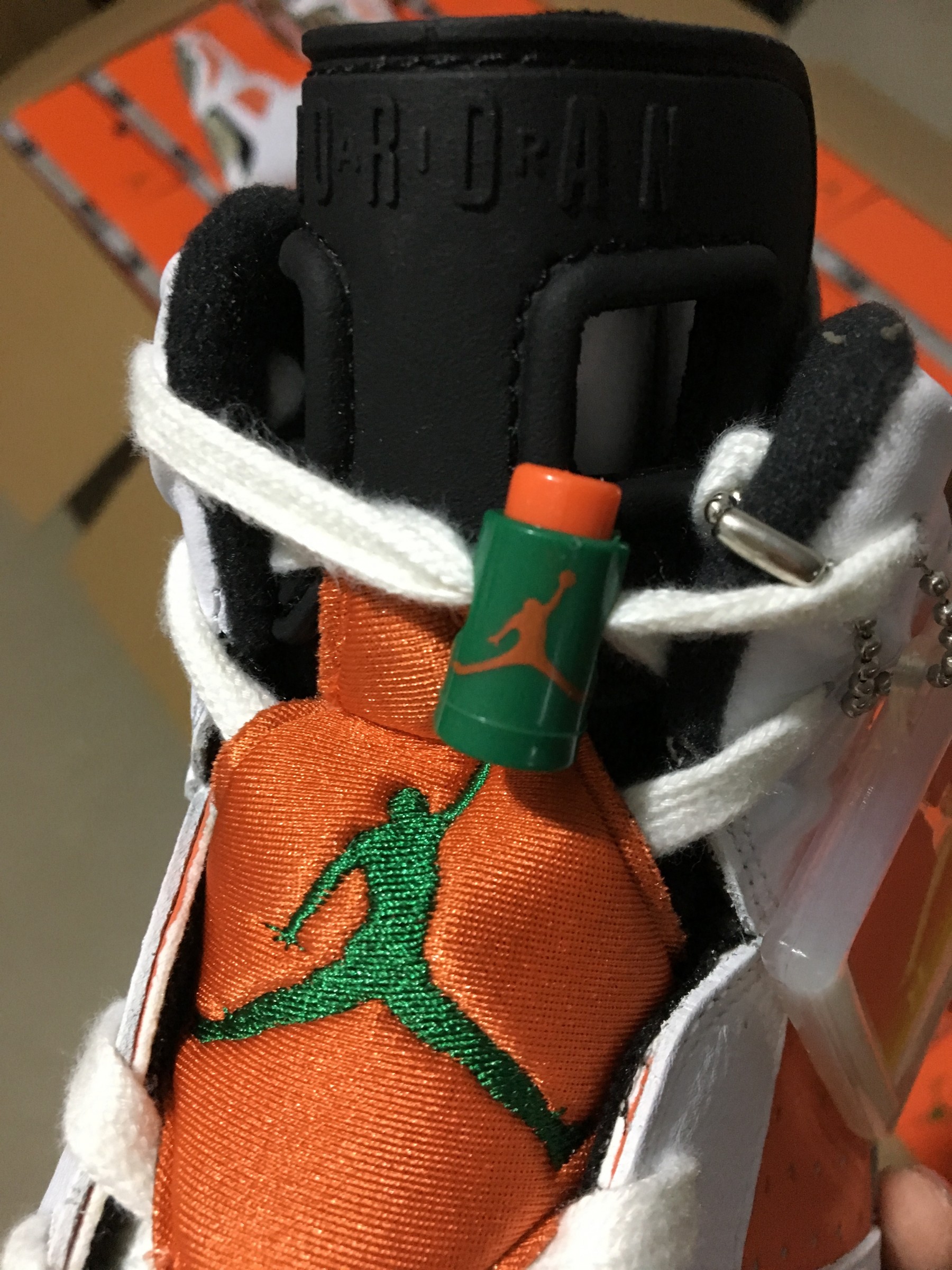 AIR JORDAN 6 RETRO NRG G8RD "GATORADE" orange mens 384664-145