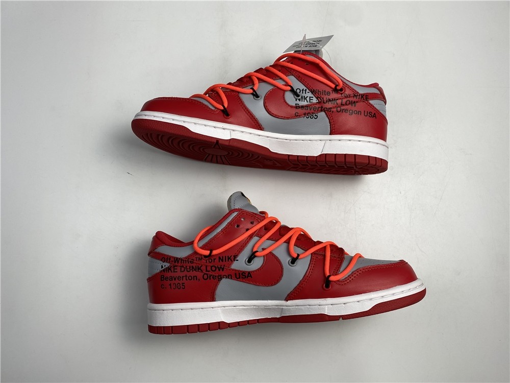 Nike Dunk Low Off-White University Red  CT0856-600