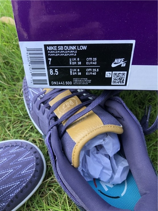 Nike SB Dunk Low N7 Dark Raisin Size 8M DN1441-500