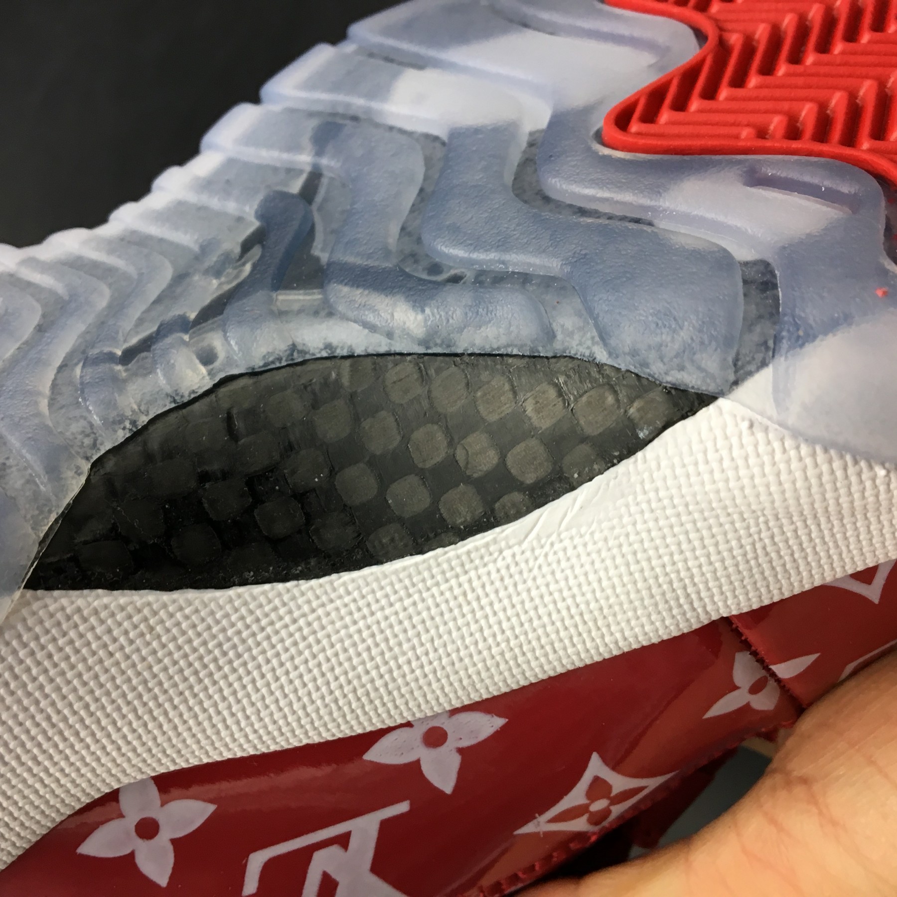 Air Jordans 11 Retro L x S Custom Red White 378037-624