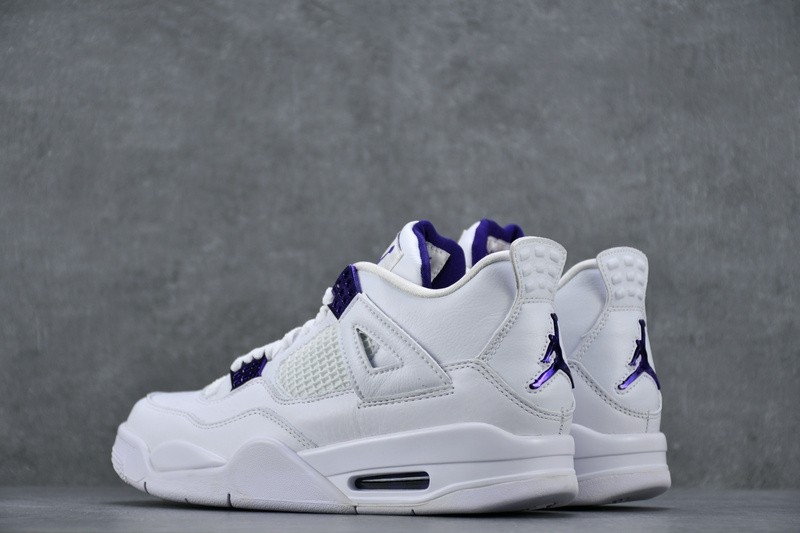 Air Jordan 4 Retro “Pure Money” white purple CT8527-115