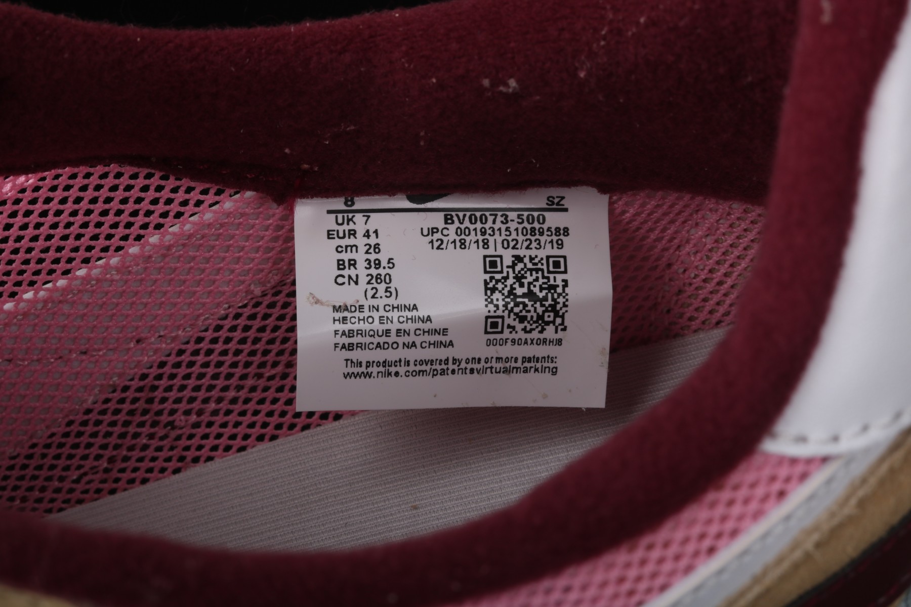 Sacai x Nike LDV Waffle pink  BV0073-500