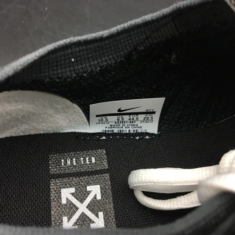 Nike The 10: Off-White X Air Vapormax FK "  AA3831-001