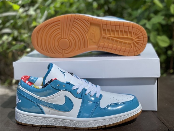 Air Jordan 1 Low Barcelona Print DC6991-400