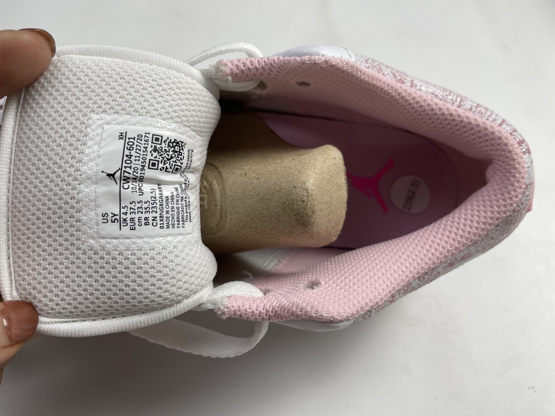 Air Jordan 1 Low SE GS "Paint Drip" - CW7104-601