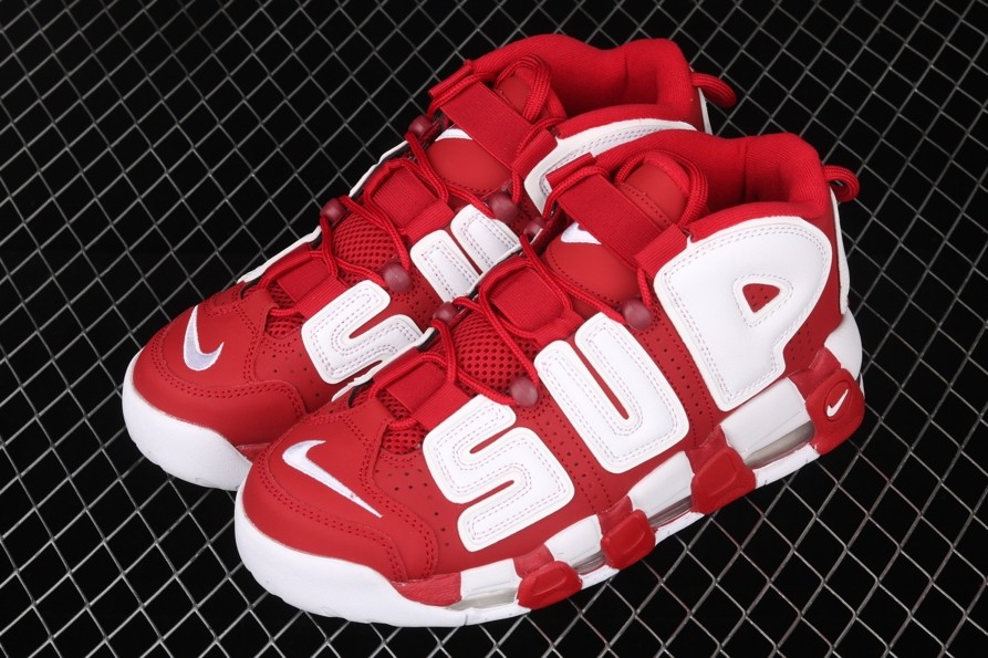 S*p*e x Nike Air More Uptempo Varsity Red/White 902290-600