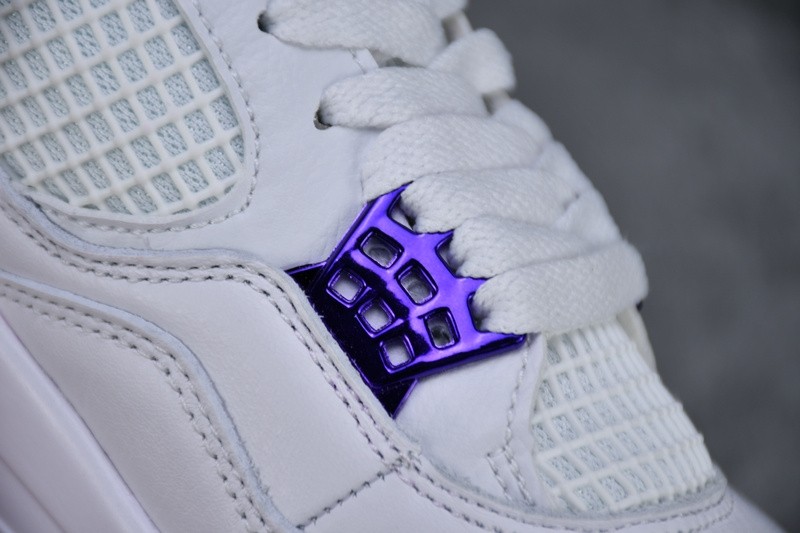 Air Jordan 4 Retro “Pure Money” white purple CT8527-115