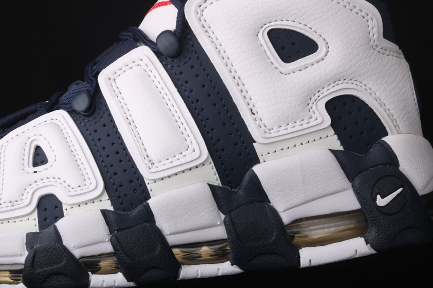 Nike Air More Uptempo “Olympic” White/Midnight Navy  414962-104