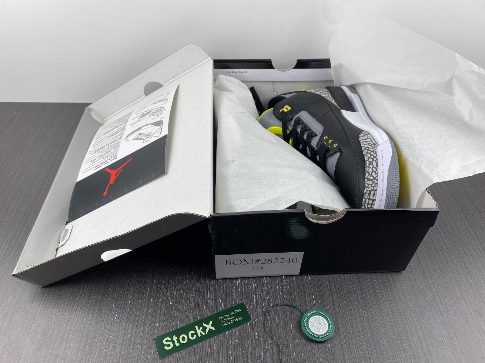 Air Jordan 3 Oregon Pit Crew - 282240-594