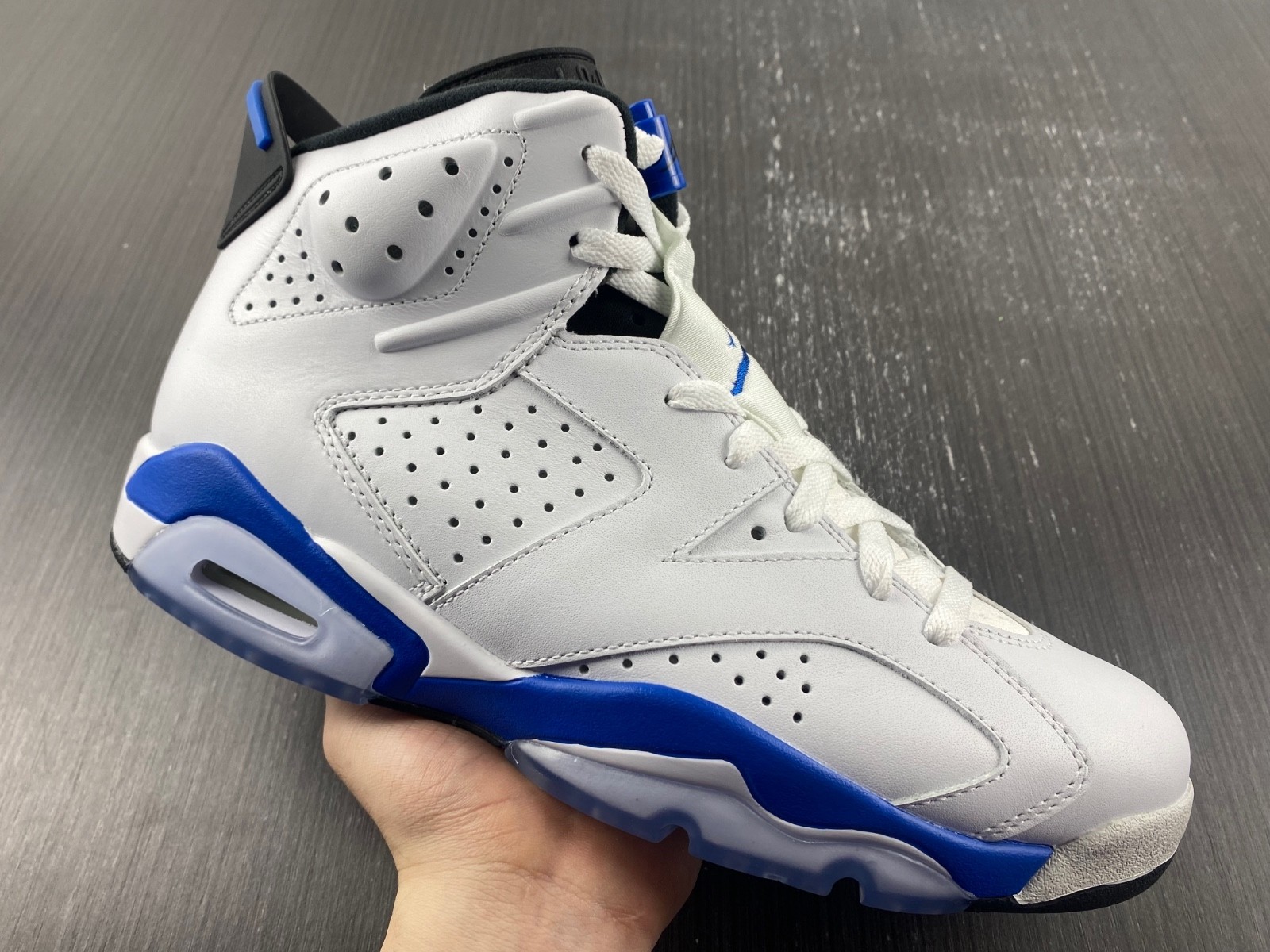 Air Jordan 6 Retro Sport Blue - 384664-107