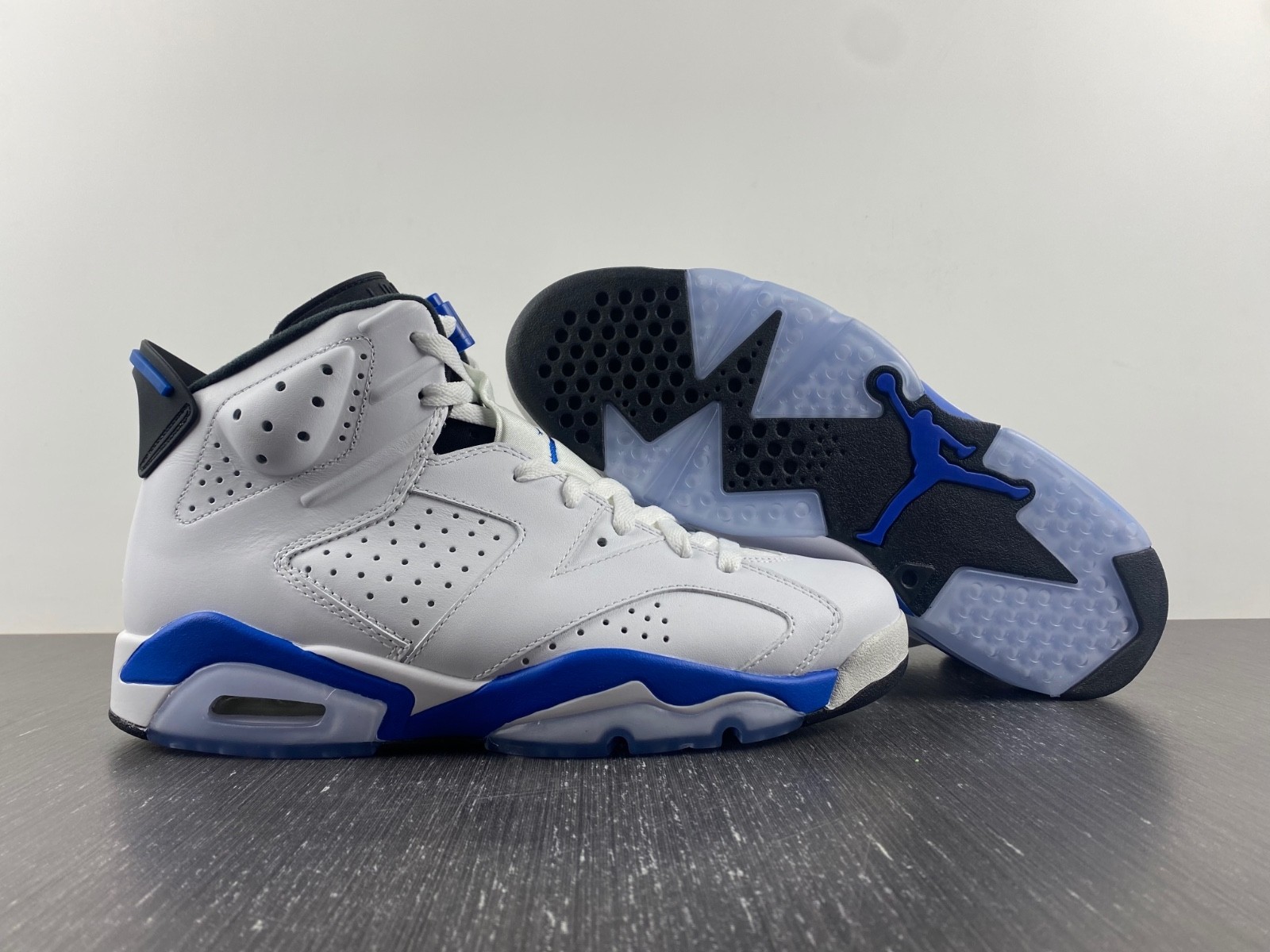 Air Jordan 6 Retro Sport Blue - 384664-107