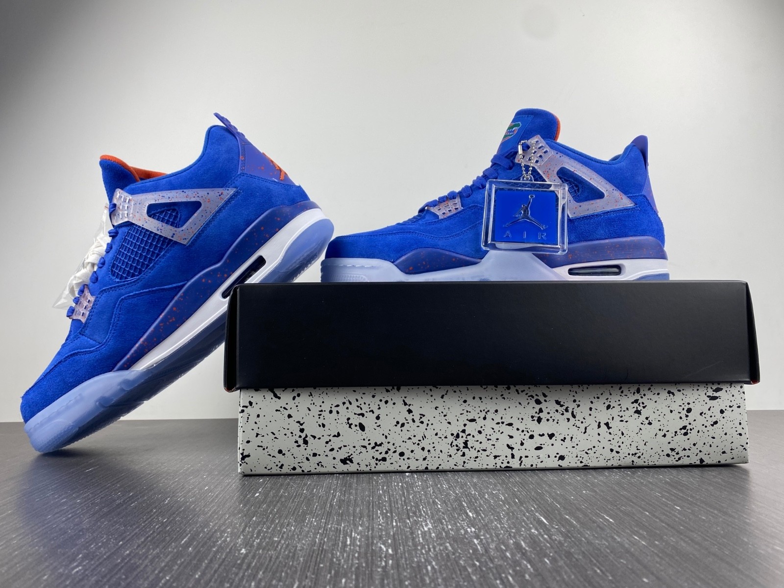 Air Jordan 4 Retro Game Royal UNI Orange White AJ4-1032111