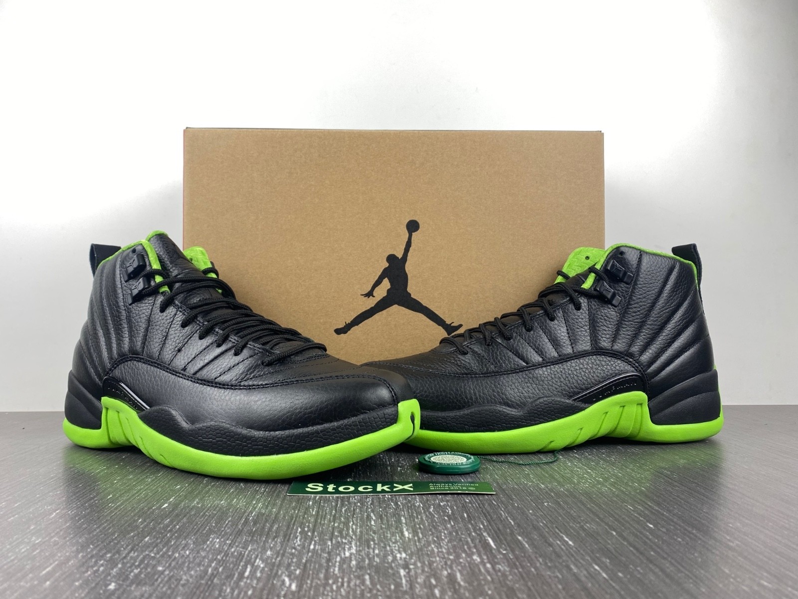 Air Jordan XII “Black/Neon Green” AJ12-28DAYS