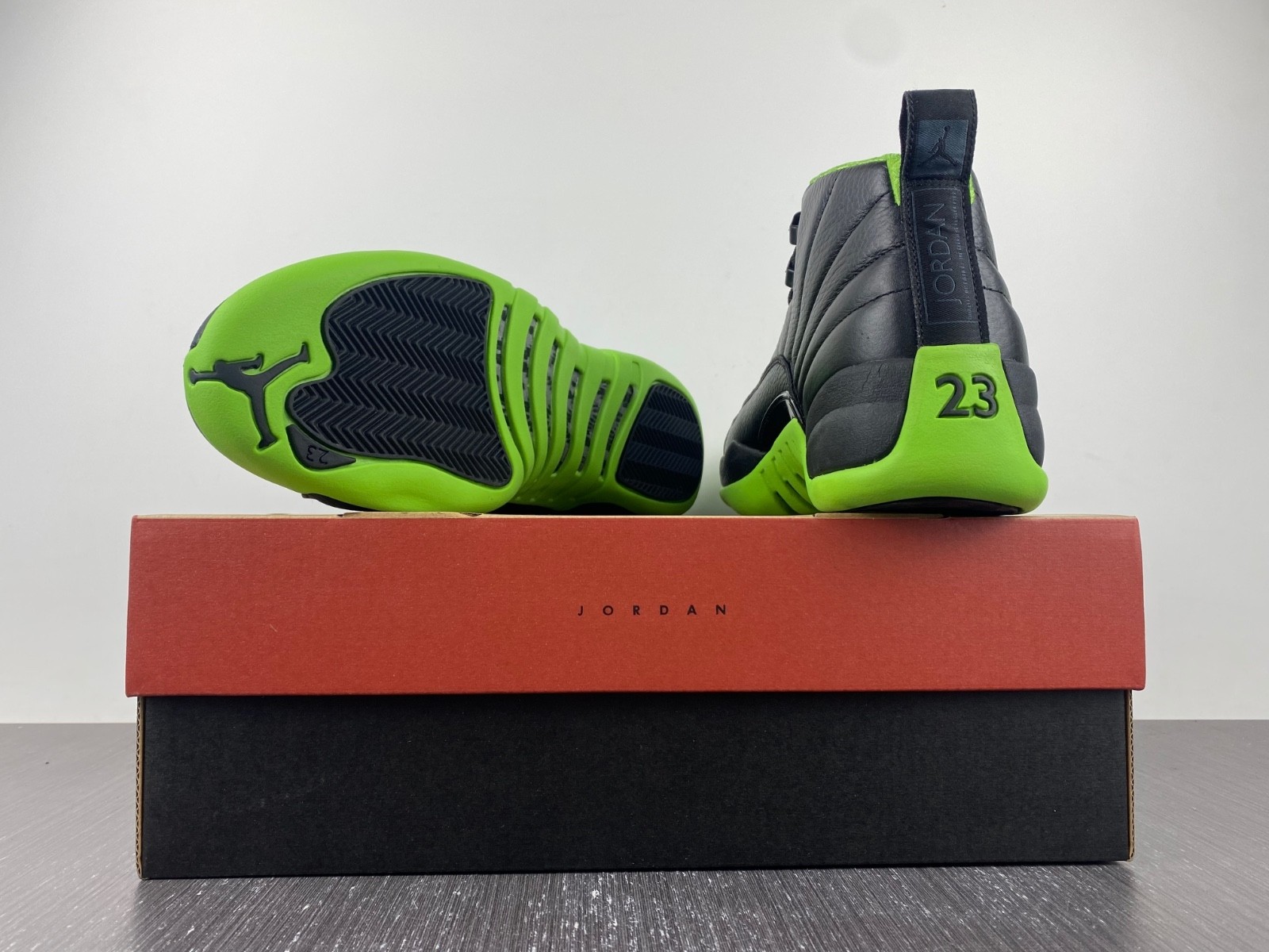 Air Jordan XII “Black/Neon Green” AJ12-28DAYS