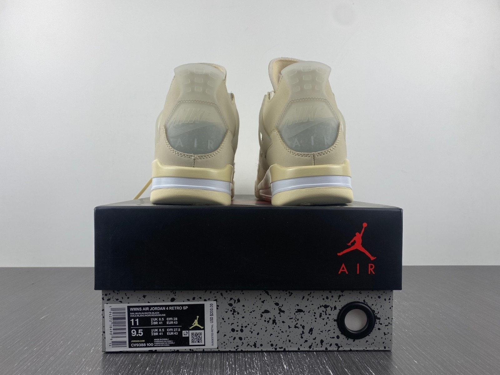 Air Jordan 4 RERO x Off-White AJ4 OW CV9388-100