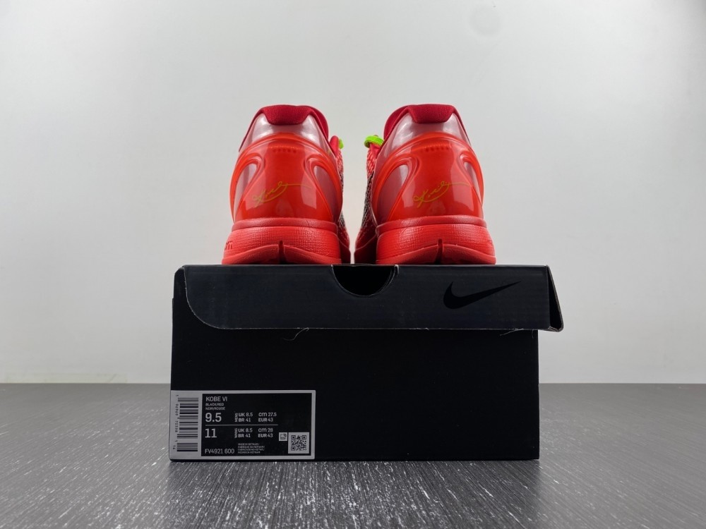Nike Kobe 6 VI Reverse Grinch FV4921-600