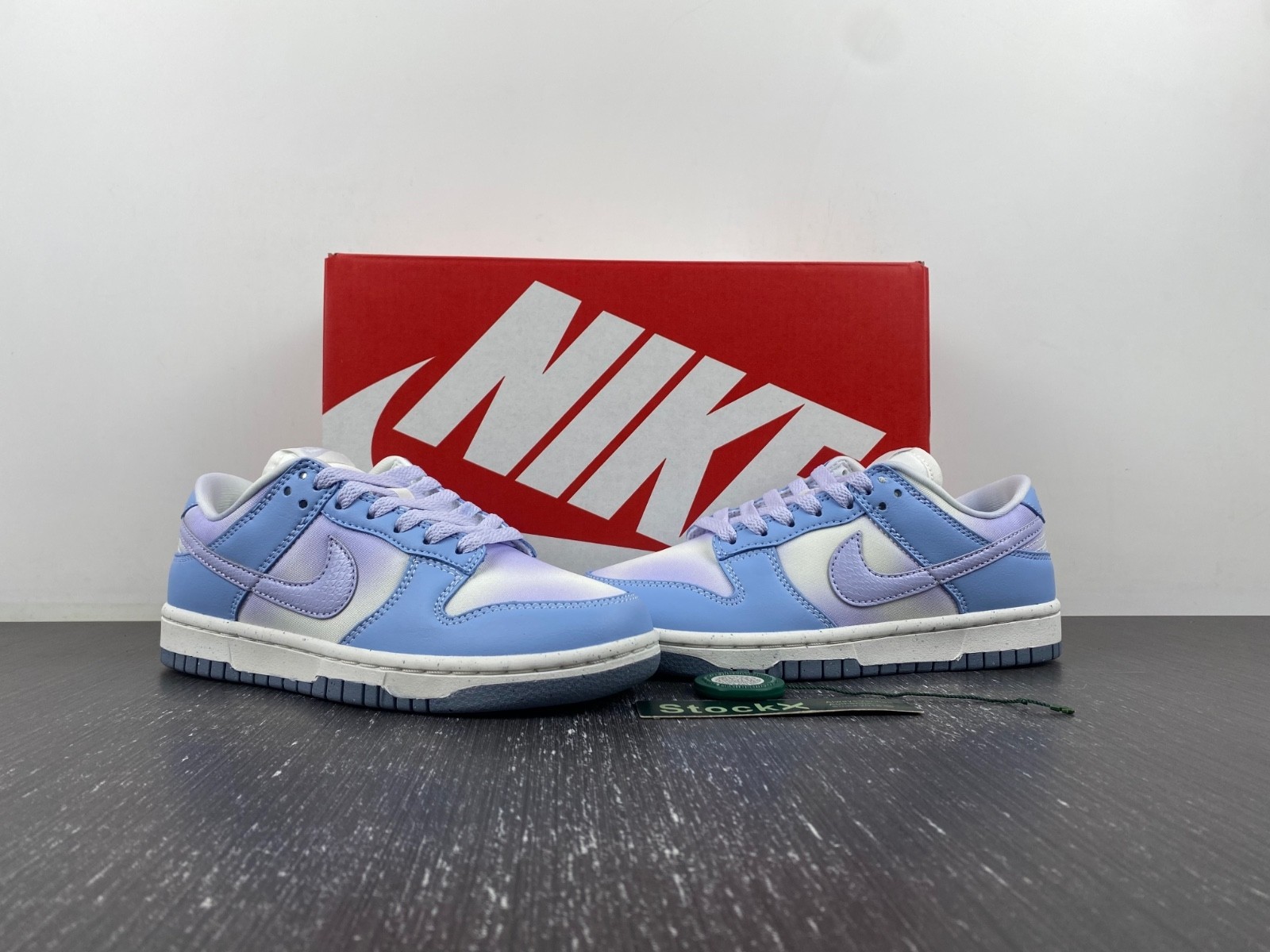 Nike Dunk Low Blue Canvas Womens | FN0323-400