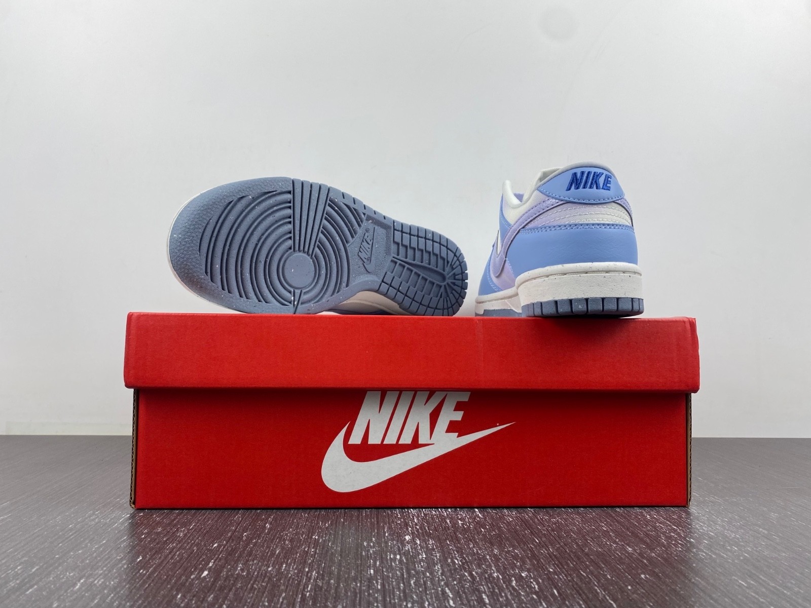 Nike Dunk Low Blue Canvas Womens | FN0323-400