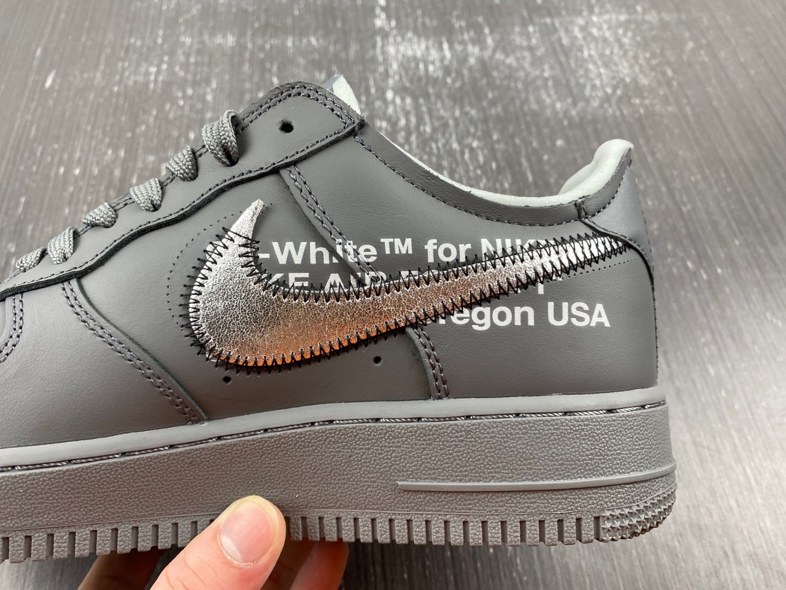 2023 OFF-WHITE x Nike Air Force 1 Low “Grey” DX1419-500