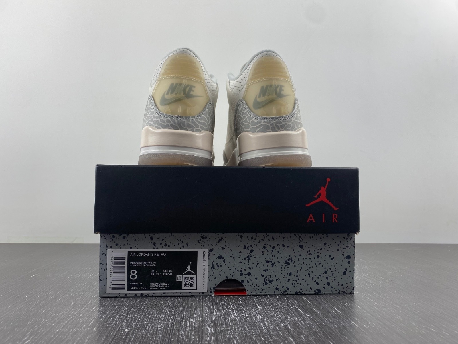 Air Jordan 3 Craft Ivory FJ9479-100