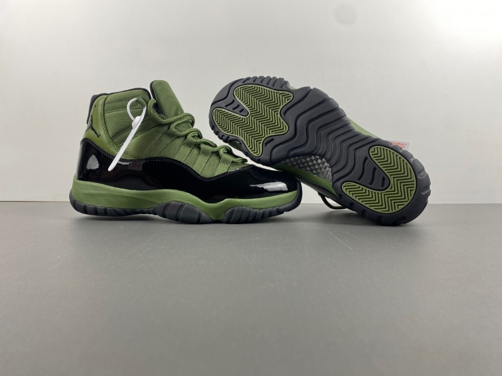 Air Jordan 11 Retro ARMY GREEN BLACK CT8012-300