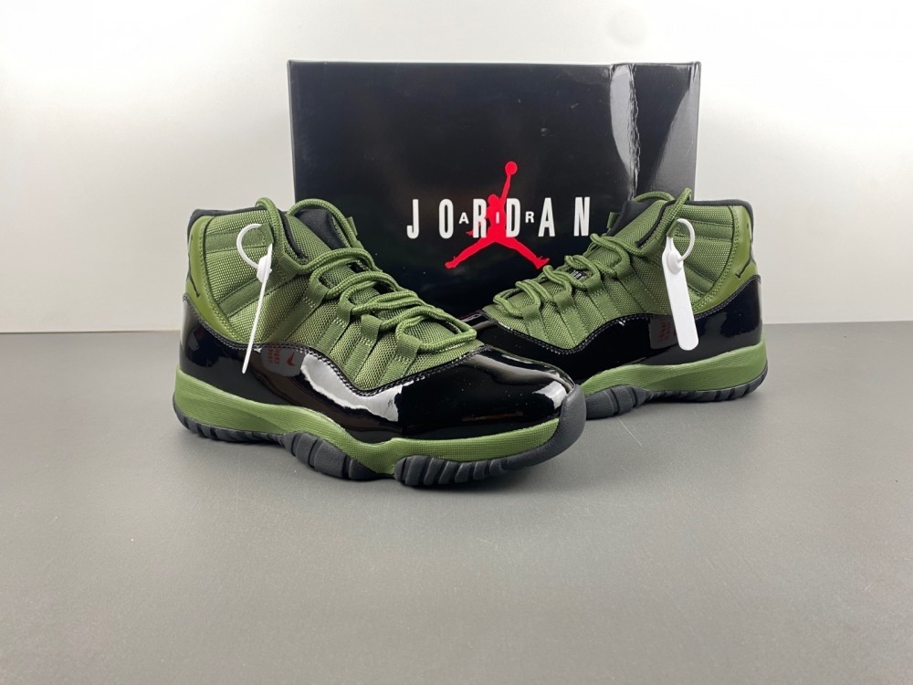 Air Jordan 11 Retro ARMY GREEN BLACK CT8012-300