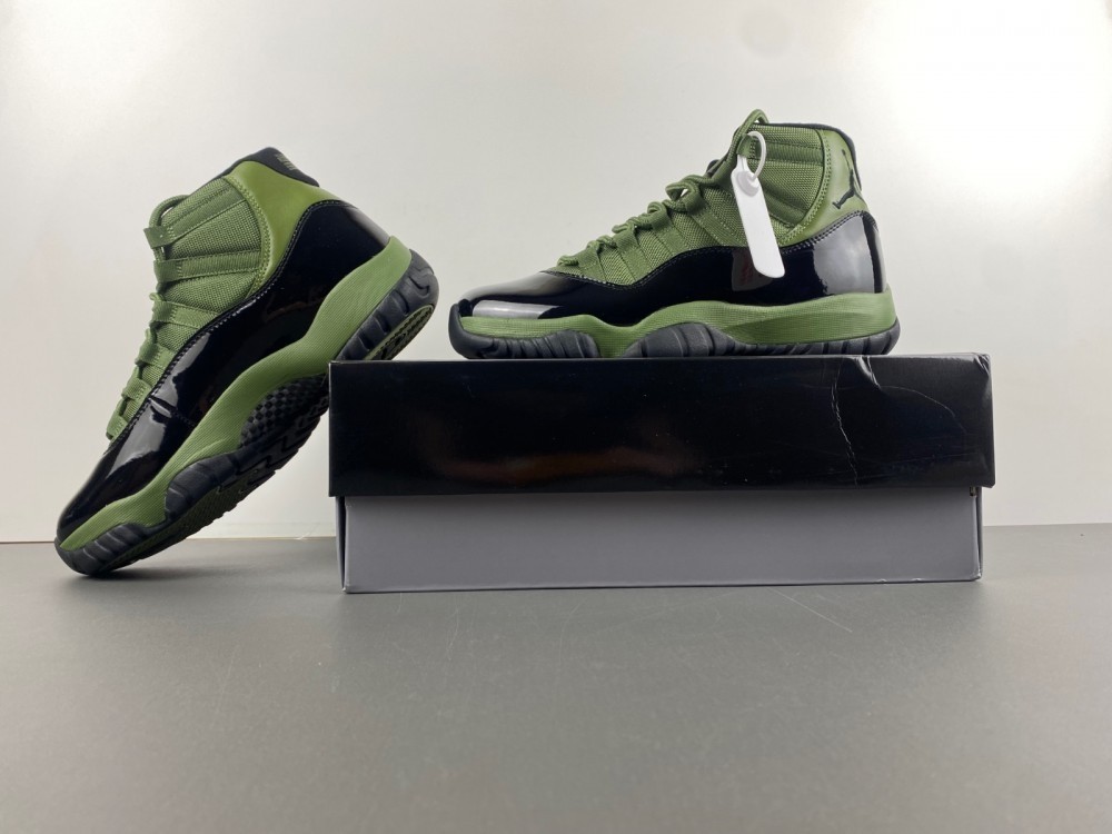 Air Jordan 11 Retro ARMY GREEN BLACK CT8012-300