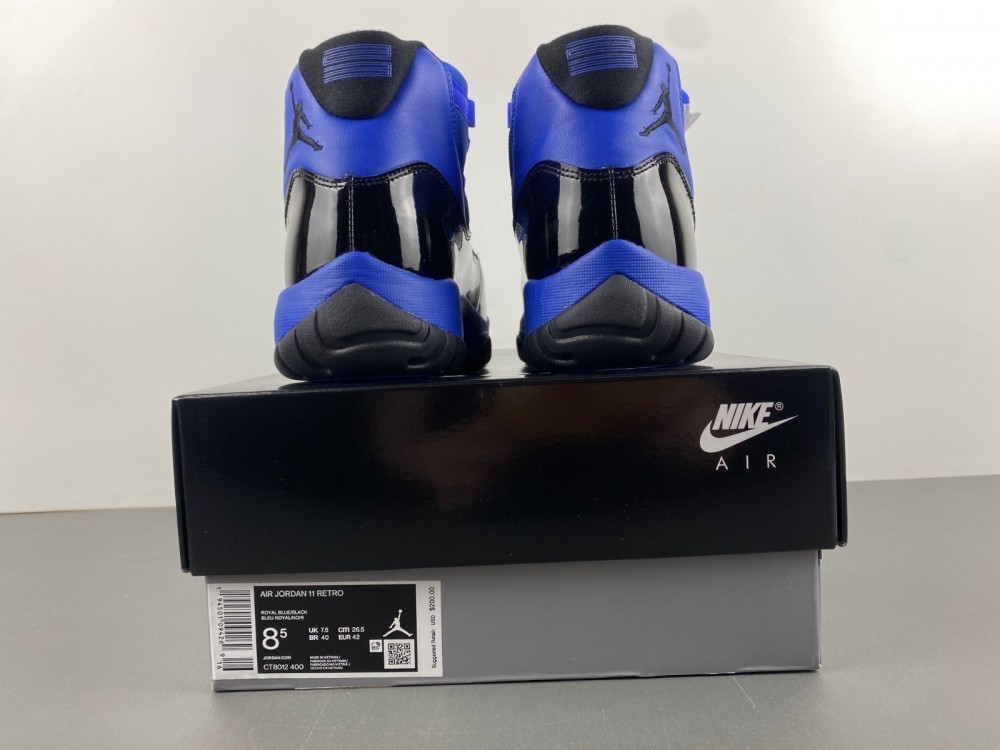 NIKE AIR JORDAN 11 RETRO BLUE BLACK CT8012-400