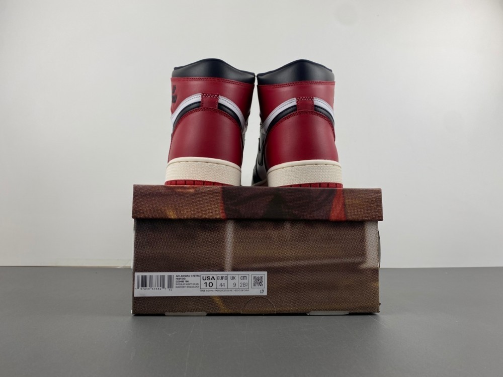 Air Jordan 1 High OG "Black Toe" Reimagined DZ5485-106 ( New )