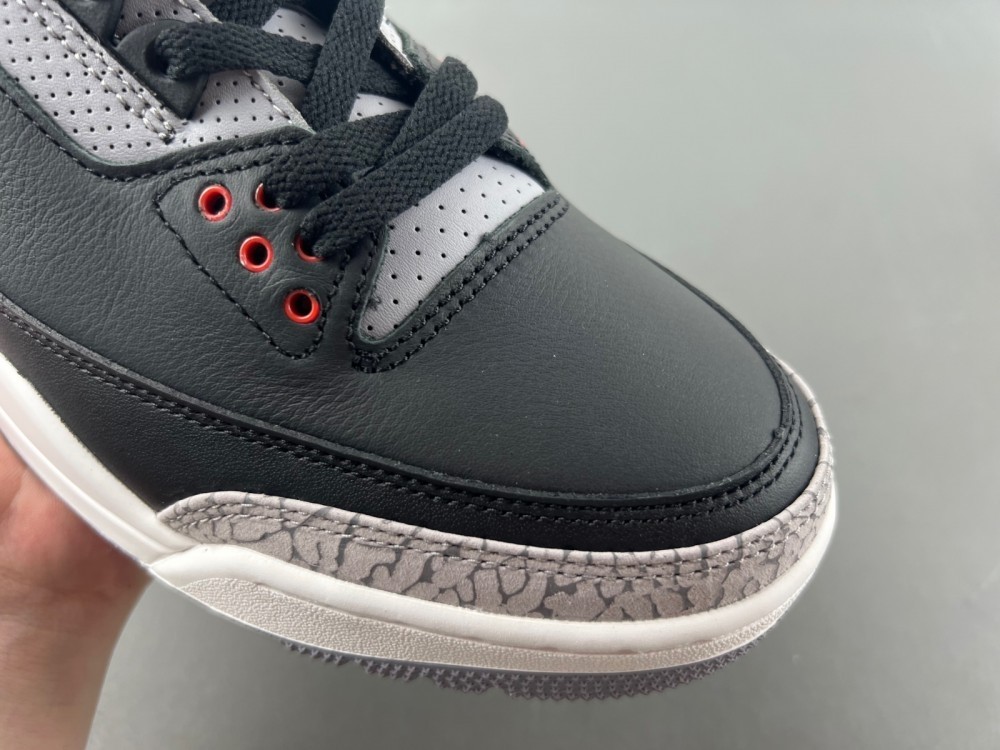 Air Jordan 3 Black Cement Reimagined 2024 DN3707-010