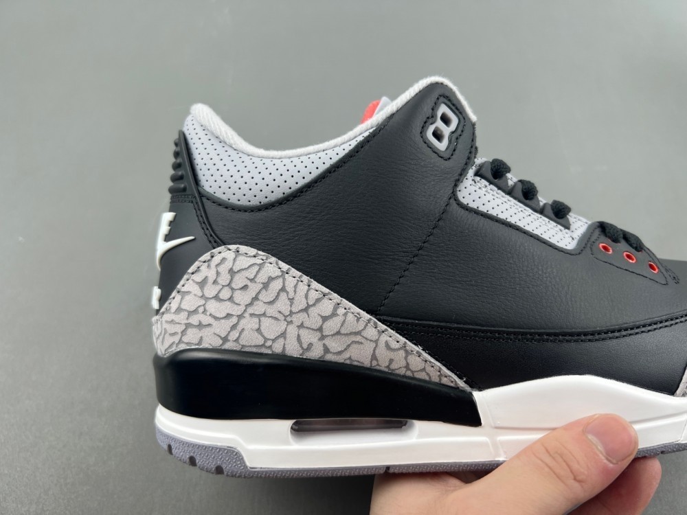 Air Jordan 3 Black Cement Reimagined 2024 DN3707-010
