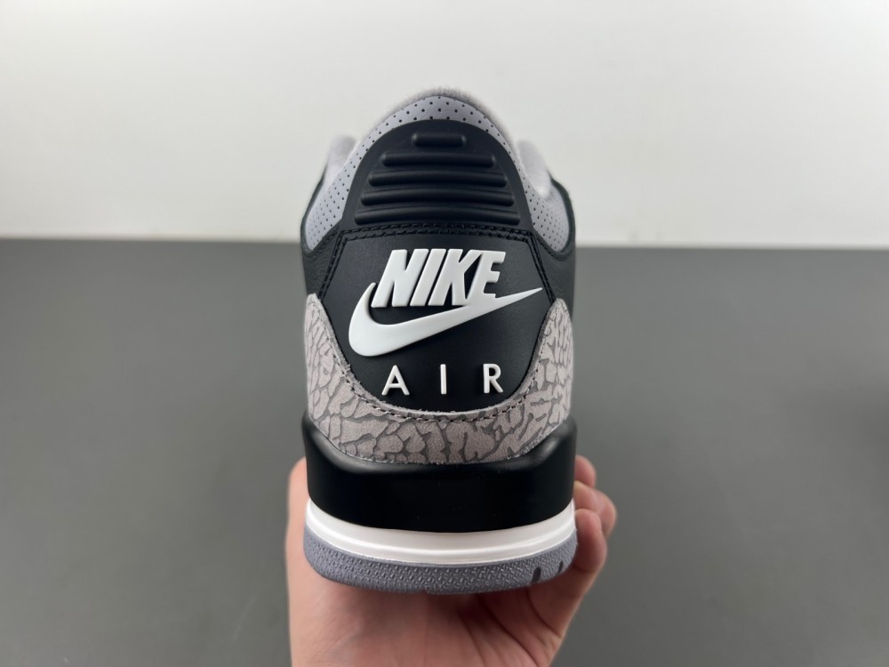 Air Jordan 3 Black Cement Reimagined 2024 DN3707-010