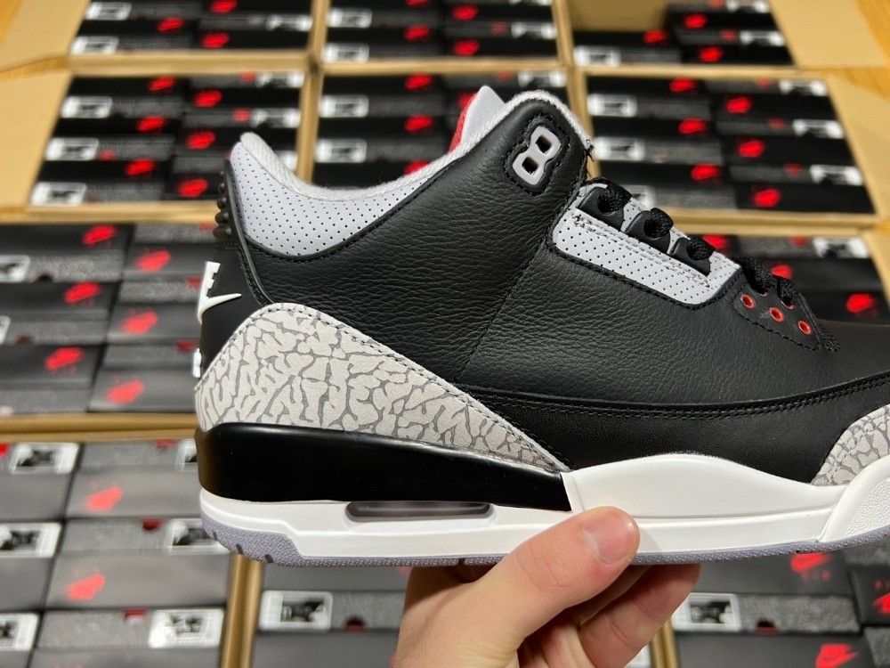 Air Jordan 3 Black Cement Reimagined 2024 DN3707-010