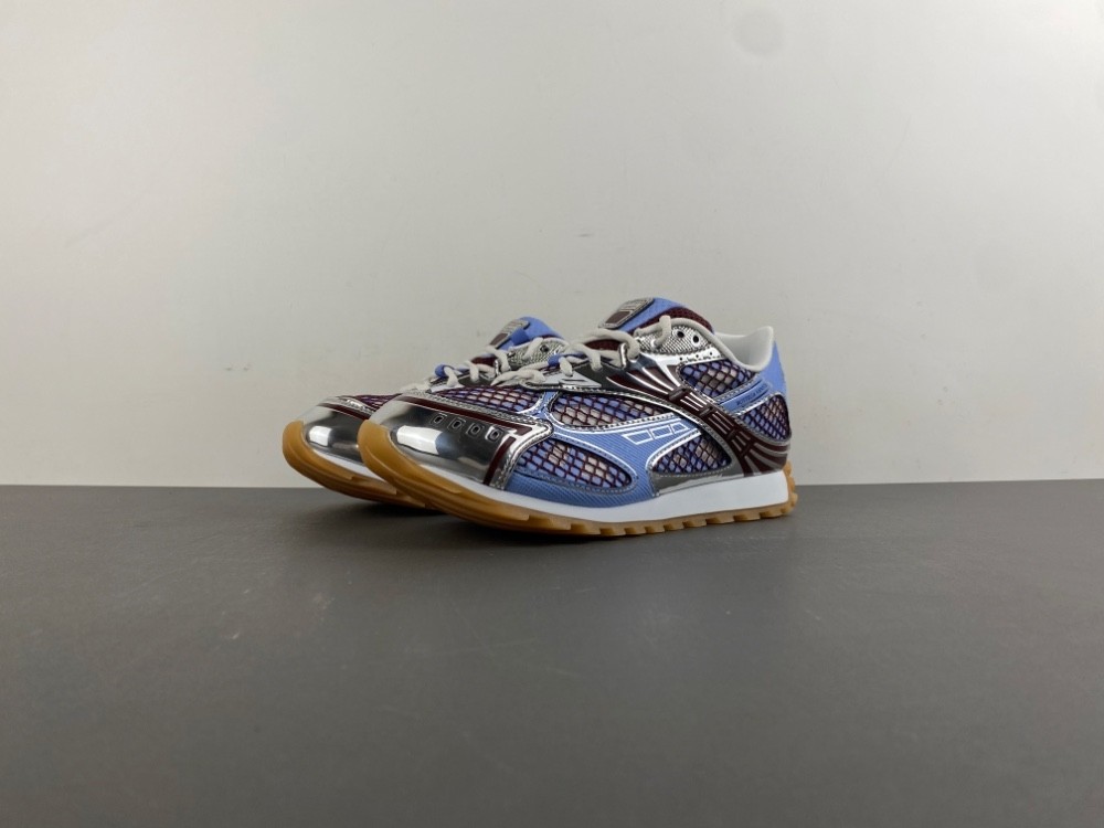 Bo*te*ga Ve*ne*ta Orbit Grey Blue Polyurethane 741357 v2X40 4766