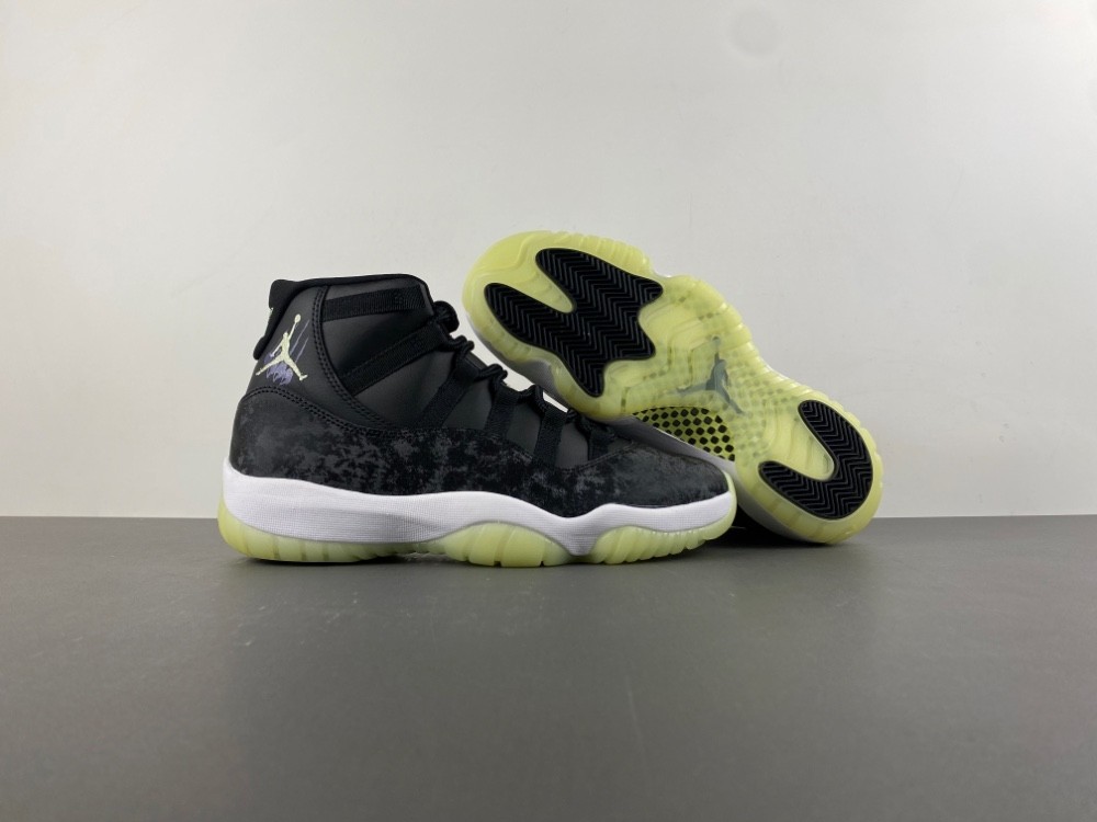 Air Jordan 11 Retro Black Barely Volt - IB1378-001