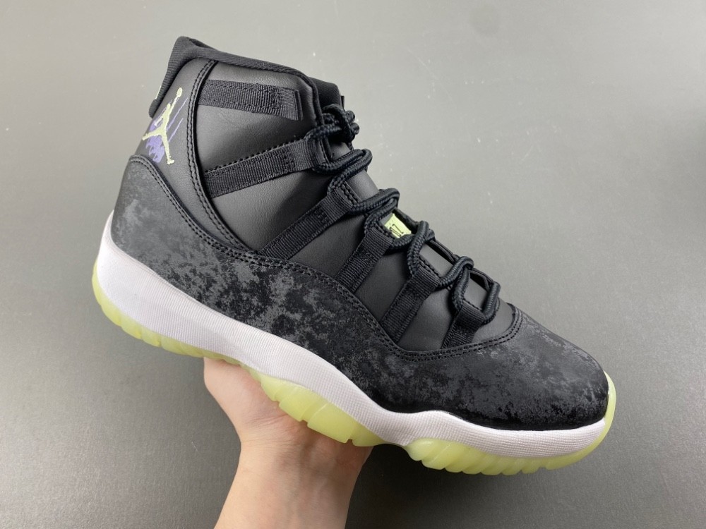 Air Jordan 11 Retro Black Barely Volt - IB1378-001