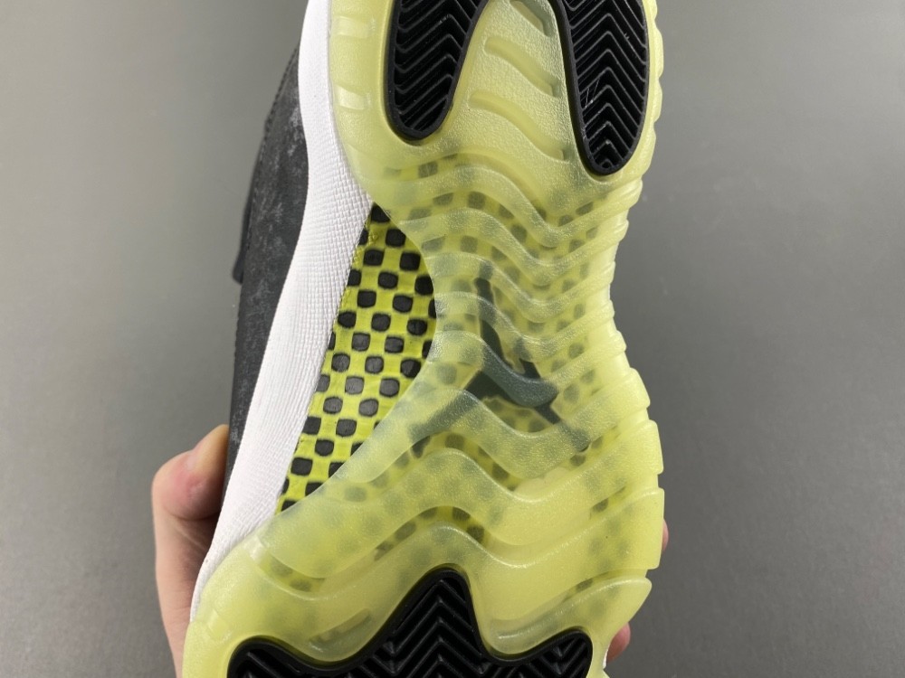 Air Jordan 11 Retro Black Barely Volt - IB1378-001