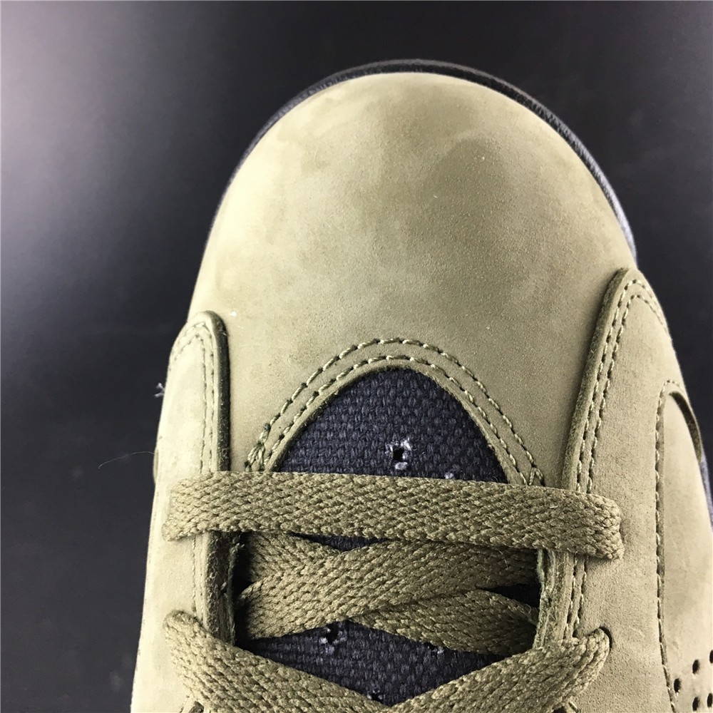 Travis Scott Air Jordan 6 Medium Olive Cactus Jack CN1084-200