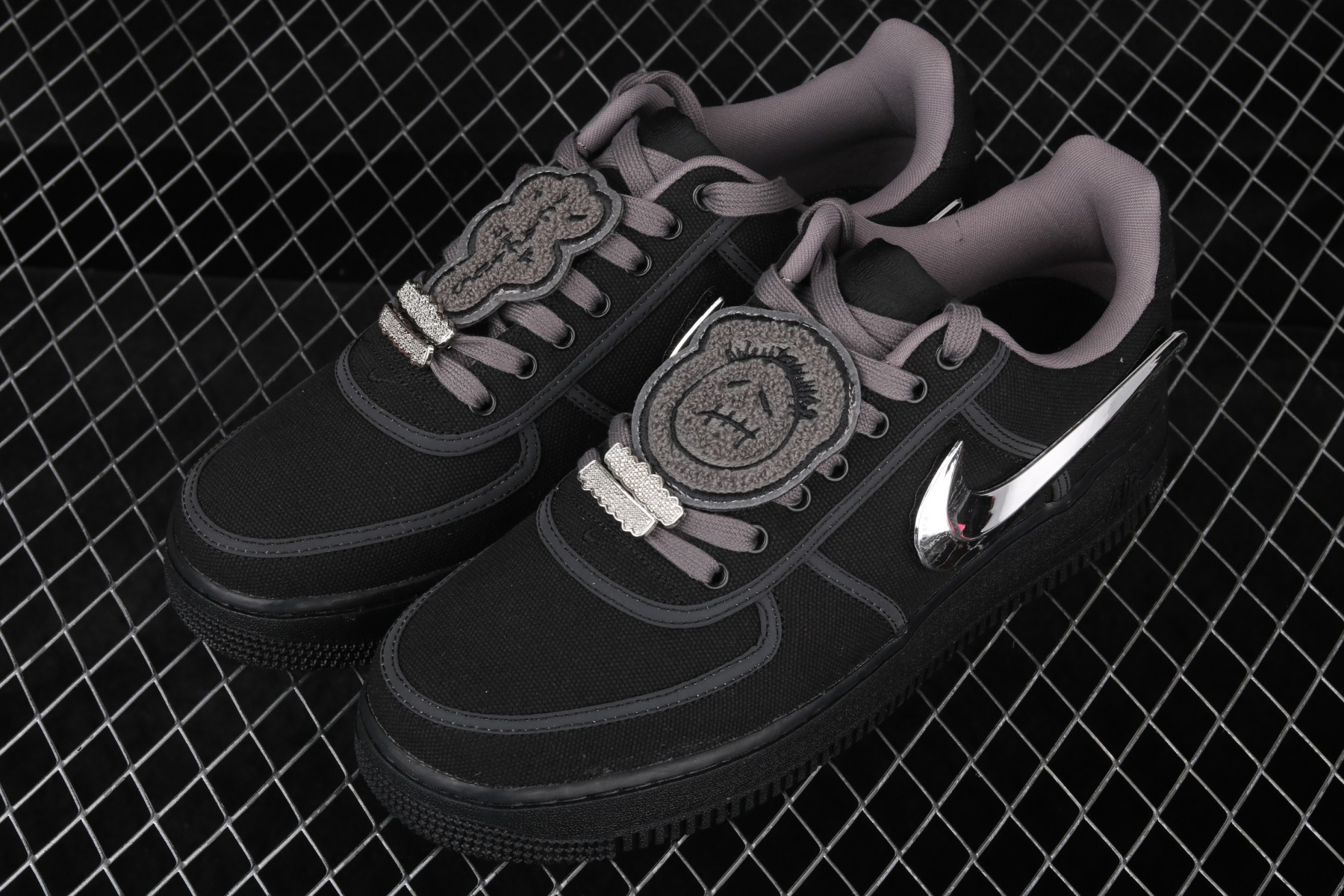 Travis Scott Nike Air Force 1 BLACK AQ4211-001