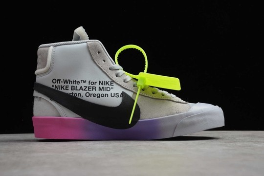Nike Blazer Mid Off-White Wolf Grey Serena "Queen"  AA3832-002