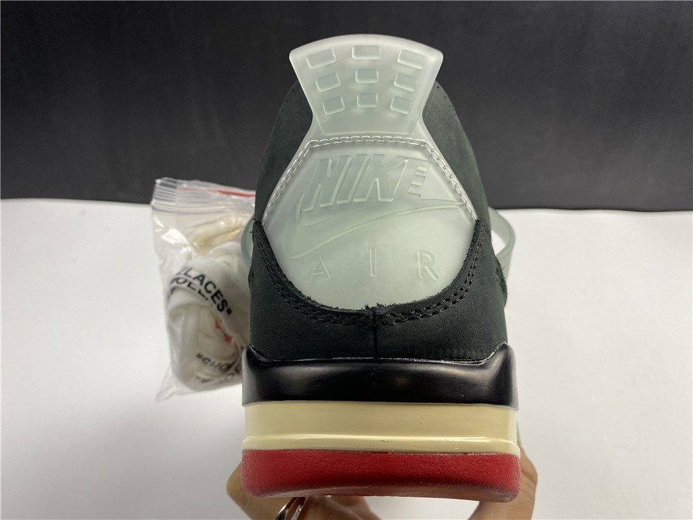 OFF-WHITE x Air Jordan 4 “Bred” CV9388-001