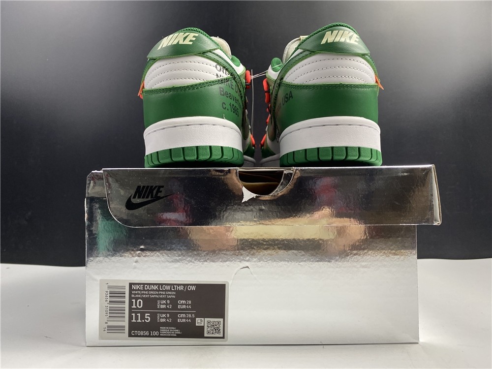 OFF-WHITE x Nike Dunk Low  green white CT0856-700