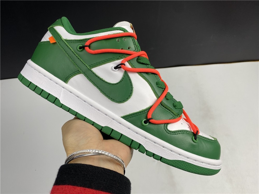 OFF-WHITE x Nike Dunk Low  green white CT0856-700