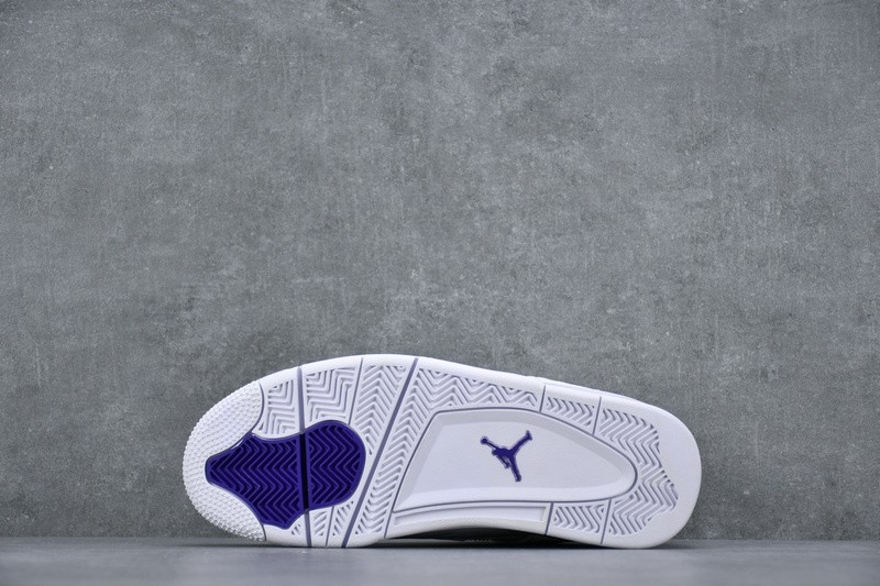 Air Jordan 4 Retro “Pure Money” white purple CT8527-115