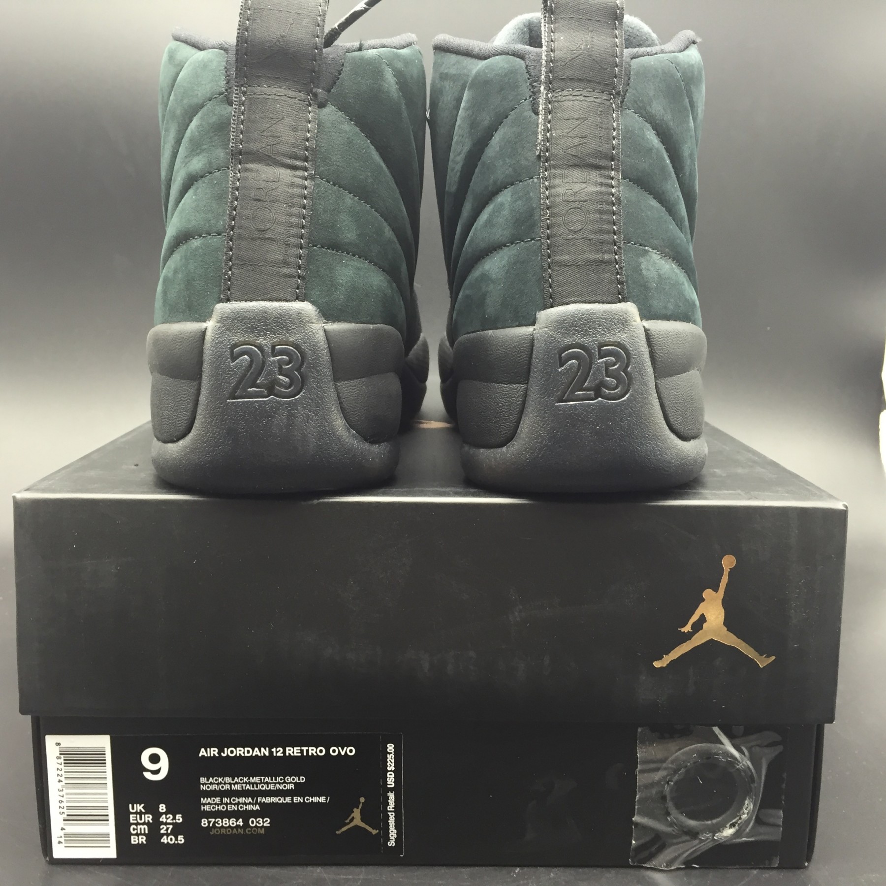 Air Jordan 12 OVO Black 873864-032