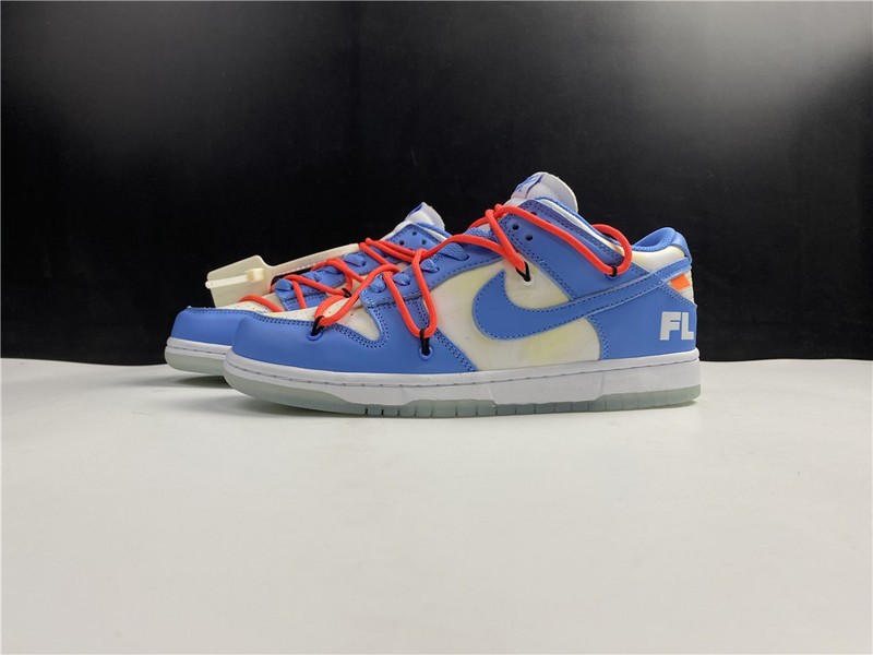 Off-White x Nike Dunk Low White Blue CT0856 403