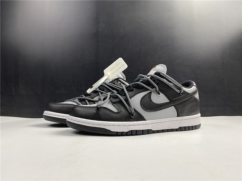 Off-White x Nike Dunk Low Black Salt CT0856 007