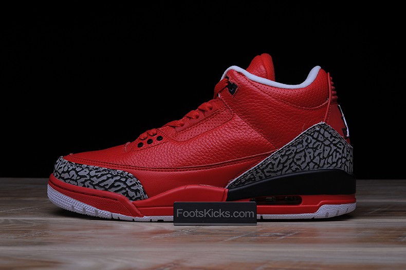 Air Jordan 3 Retro OG Red Black White 580775-601