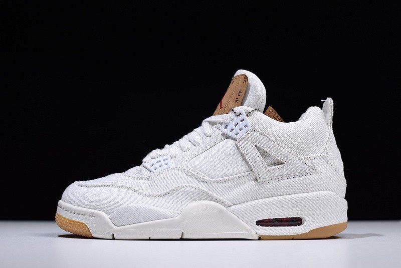 Levi's x Air Jordan 4 'White' AO2571-100