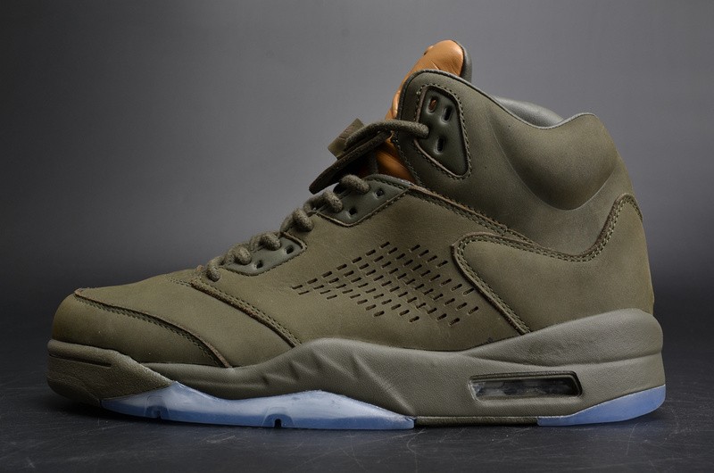 AIR JORDAN 5 RETRO PREM "TAKE FLIGHT" sequoia mens 881432-305